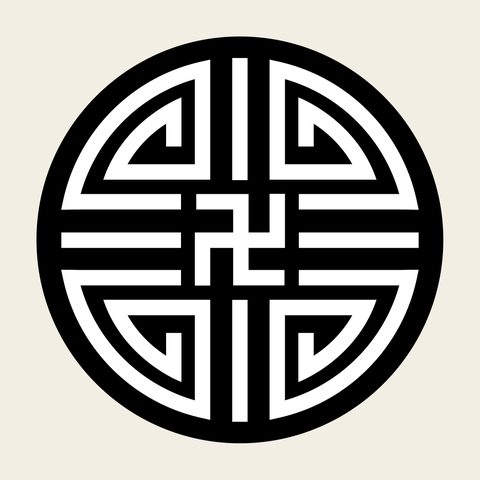 Auspicious Characters — Korean traditional motif