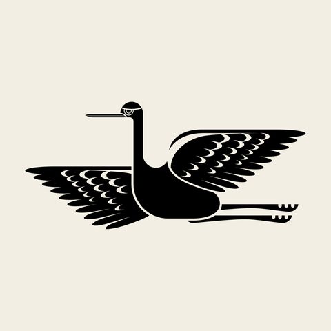 Crane — Korean traditional motif
