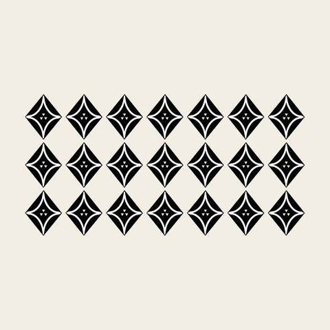 Diamond grid field — Korean traditional diamond motif vector (대조사 용화보전 평방 4364)