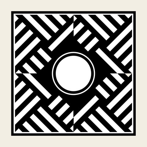 Diamond square hatched — Korean traditional diamond motif vector (영탑사 대웅전 범종 5900)