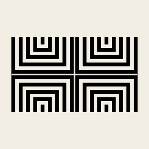 Key fret square panel — Korean traditional fret motif vector (사각형문 4700)