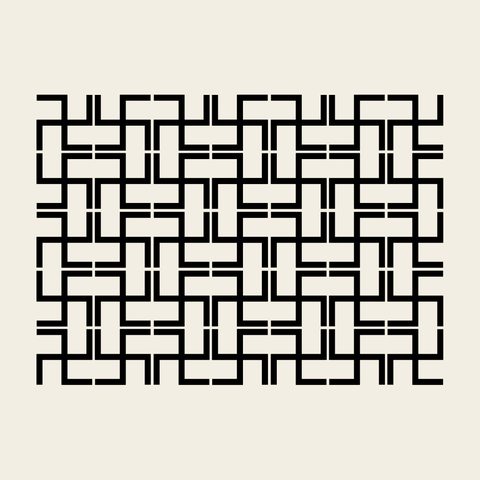 Lattice woven grid — Korean traditional lattice motif vector (불국사 천왕문 평방 4109)
