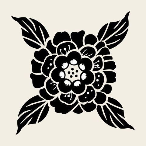 Ricecake stamp — Korean traditional geometry motif vector (떡살 5975)