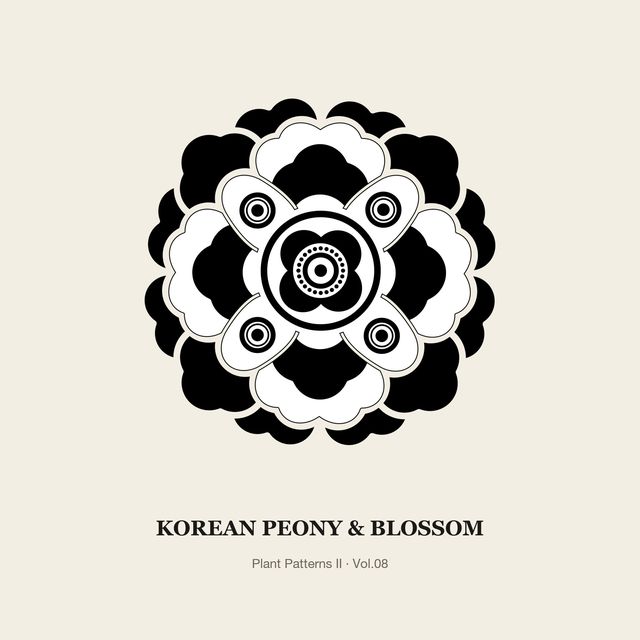 Korean Traditional Patterns Vol.08 — Peony & Blossom — Plant Patterns II
