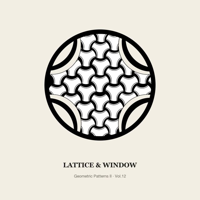 Korean Traditional Patterns Vol.12 — Lattice & Window — Geometric Patterns II