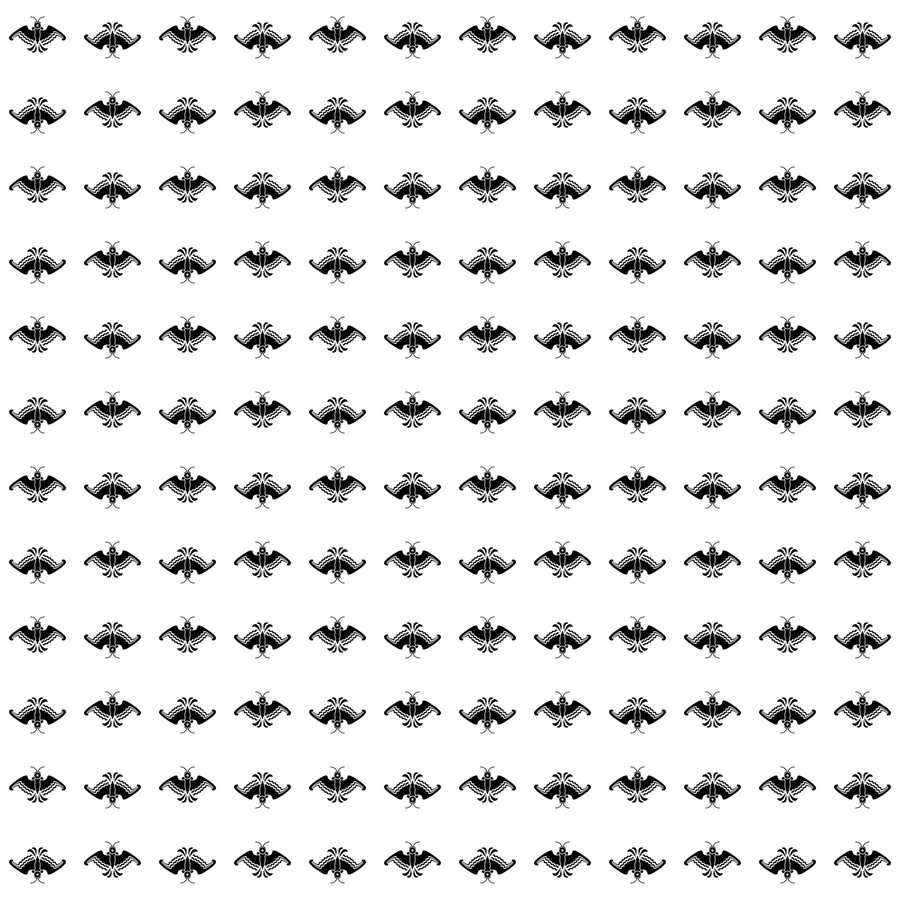 Bat fortune checker seamless Korean pattern tile, 3×3 repeat preview