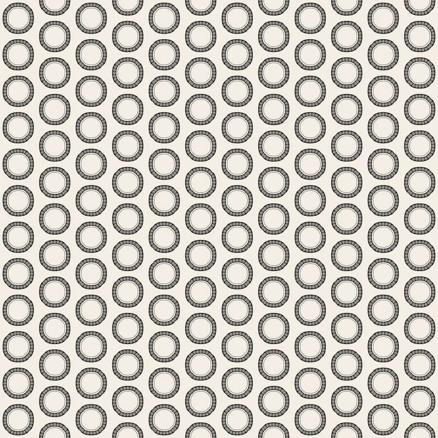 Bead ring halfdrop seamless Korean pattern tile, 3×3 repeat preview