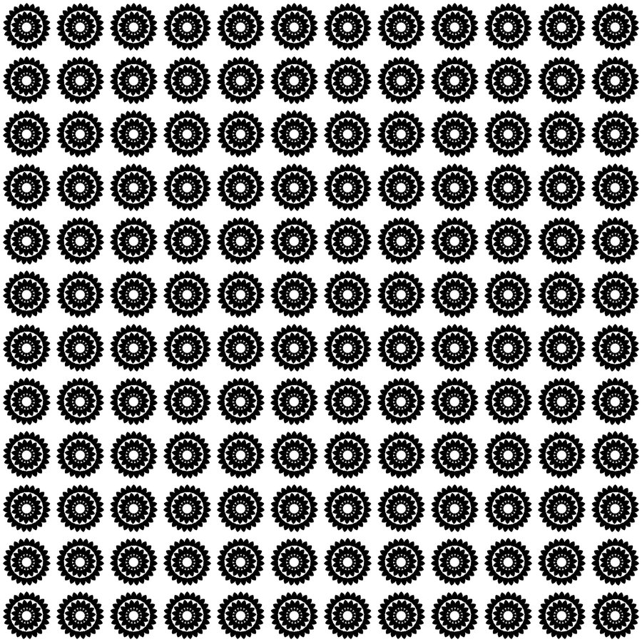 Chrysanthemum tile grid seamless Korean pattern tile, 3×3 repeat preview