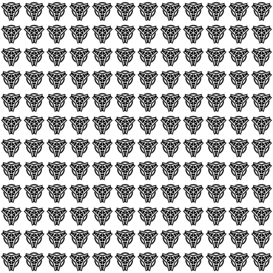 Circle lattice grid seamless Korean pattern tile, 3×3 repeat preview