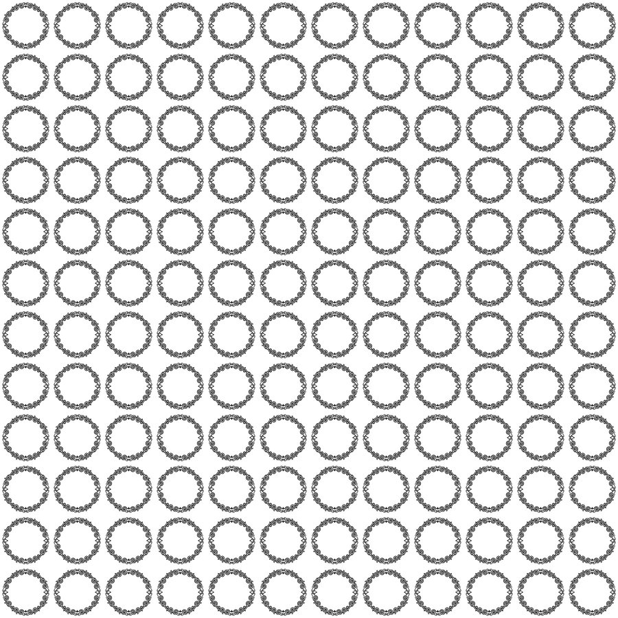 Cloud ring grid seamless Korean pattern tile, 3×3 repeat preview