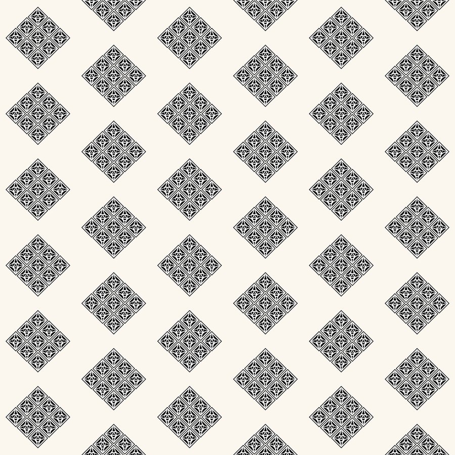 Diamond lattice halfdrop seamless Korean pattern tile, 3×3 repeat preview