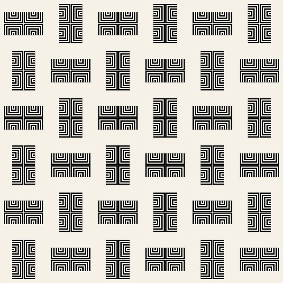 Key fret altrot seamless Korean pattern tile, 3×3 repeat preview