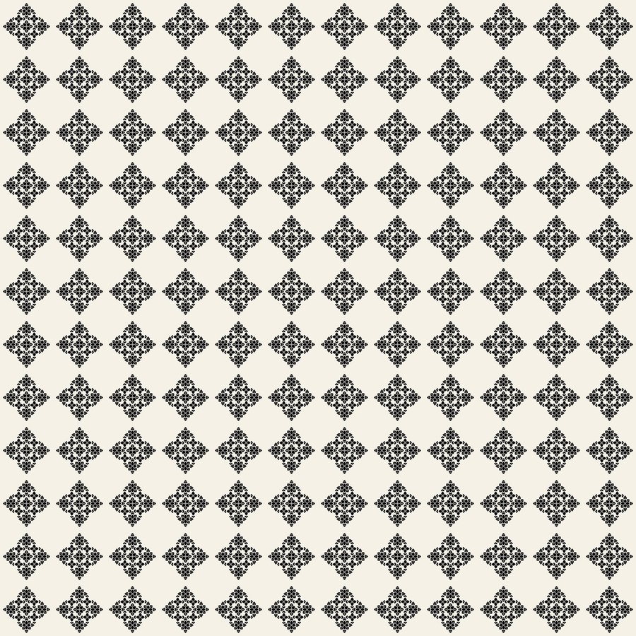 Leaf lattice checker seamless Korean pattern tile, 3×3 repeat preview