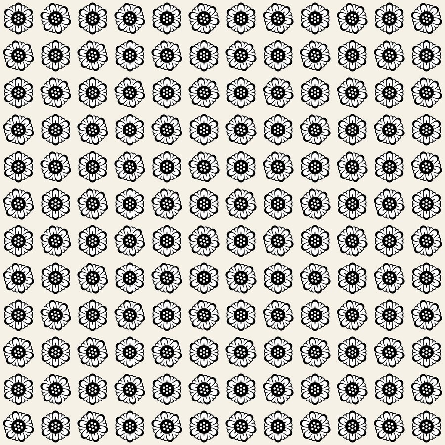 Lotus bloom open rotating seamless Korean pattern tile, 3×3 repeat preview