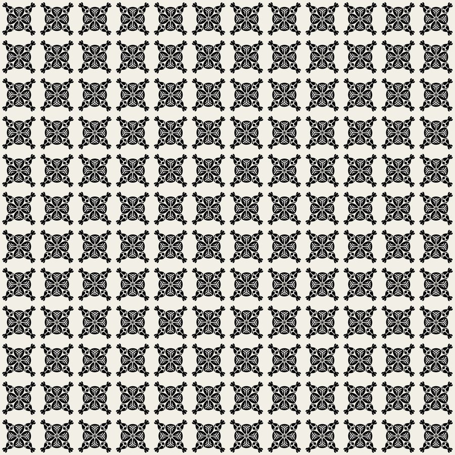 Lotus square cross checker seamless Korean pattern tile, 3×3 repeat preview