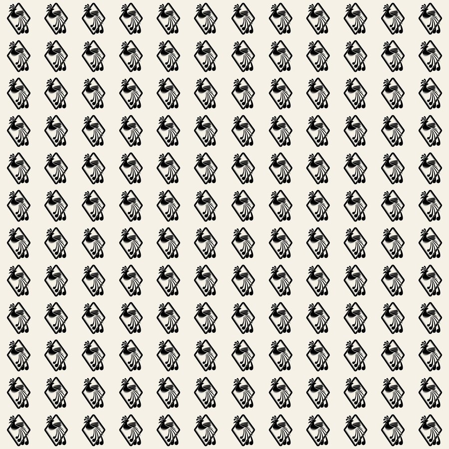 Phoenix diamond grid seamless Korean pattern tile, 3×3 repeat preview