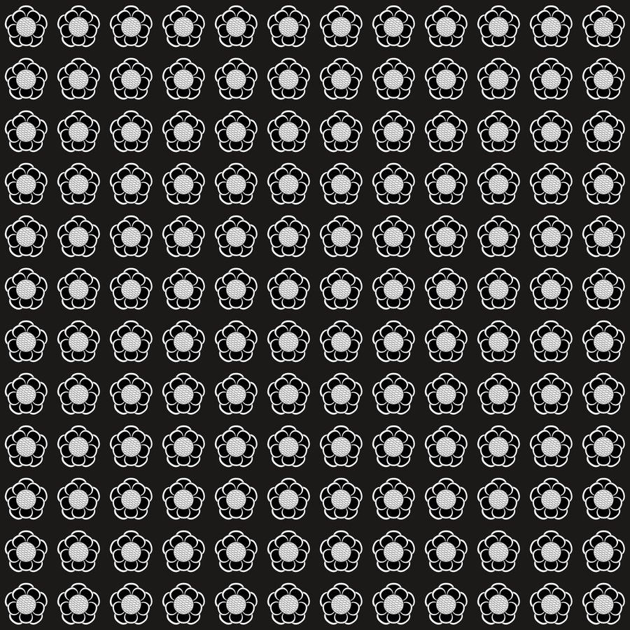 Plum roundel grid seamless Korean pattern tile, 3×3 repeat preview