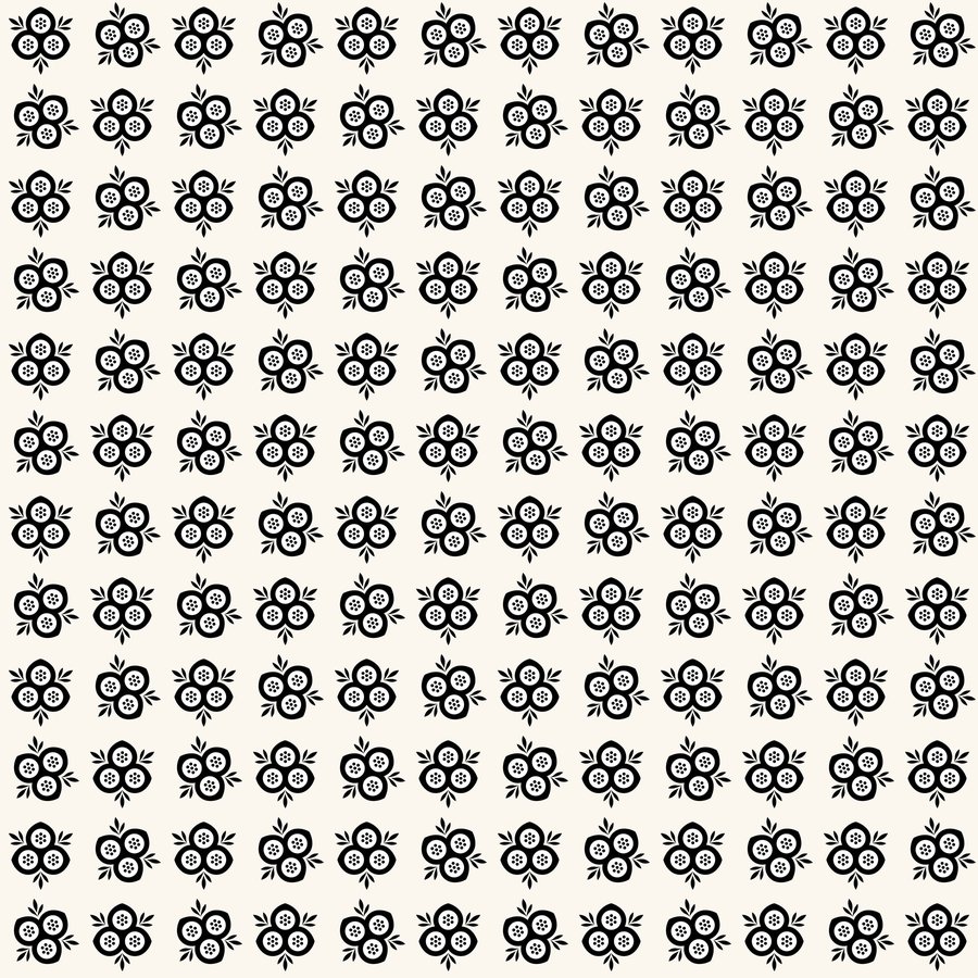 Pomegranate rotating seamless Korean pattern tile, 3×3 repeat preview