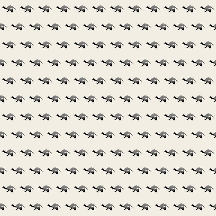 Turtle brick seamless Korean pattern tile, 3×3 repeat preview