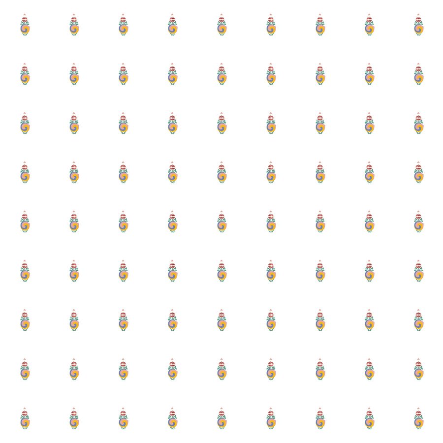 Window ornament grid seamless Korean pattern tile, 3×3 repeat preview